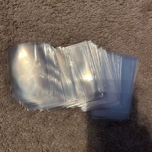 145 Individual Trading Card Sleeves (Sports, Pokemon, Etc.)